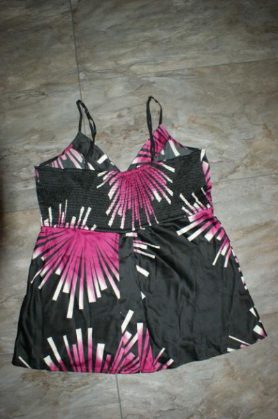 Vero Moda Top schwarz/pink
