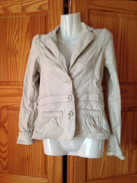 Jacke, Blazer, beige