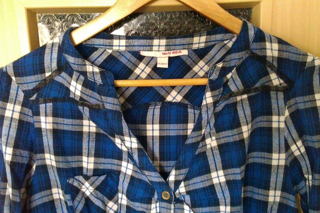 karierte Bluse Hemd Holzfäller Tally Weijl