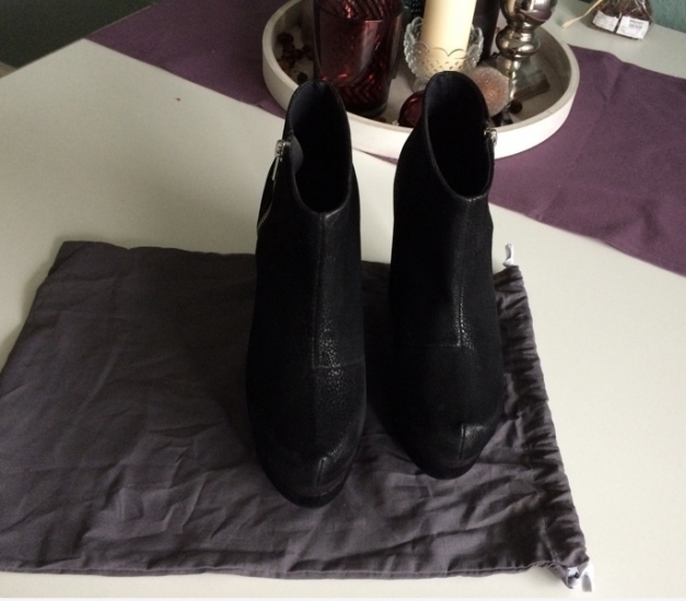 Stiefeletten Kroko Plateau ankleboots Bootes Musthave Trend