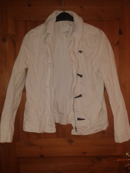 weiße Jacke, Übergangsjacke, H&M