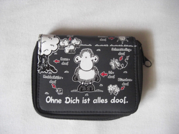 *Sheepworld Portemonnaie* schwarz