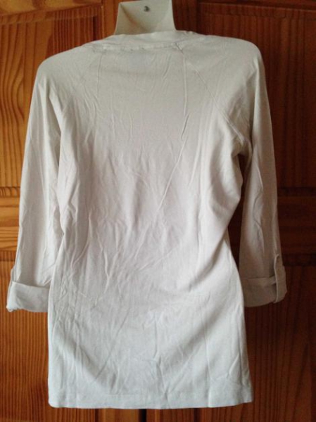 Esprit Tshirt, Bluse, langärmlich, weiss