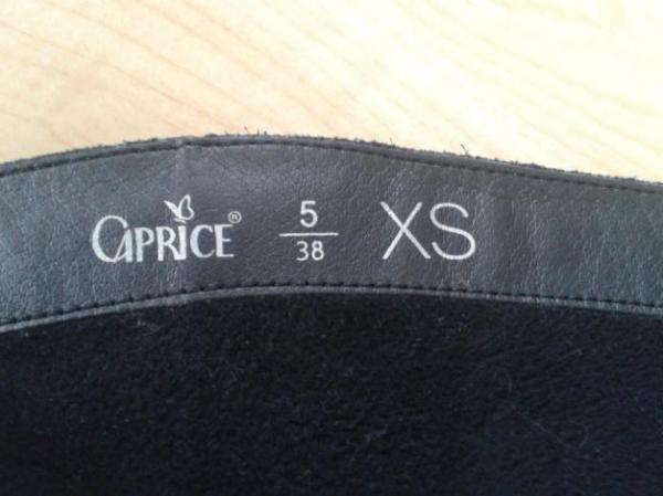 Stiefel * schwarz * Größe 38 * Schaft XS *Caprice * Leder