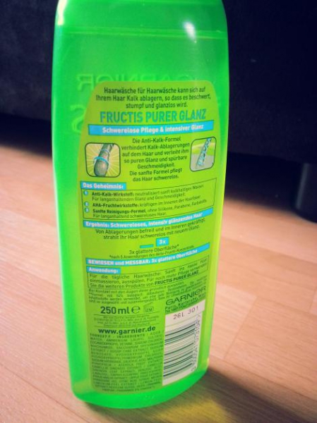 Garnier Fructis - Kräftigendes Shampoo - Purer Glanz
