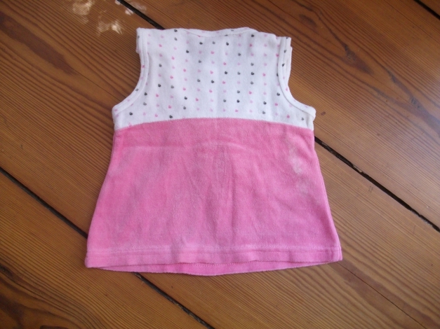 Süßes Hello Kitty Kleid Ärmellos Nicki 62 C&A Kleid Rosa Weiss