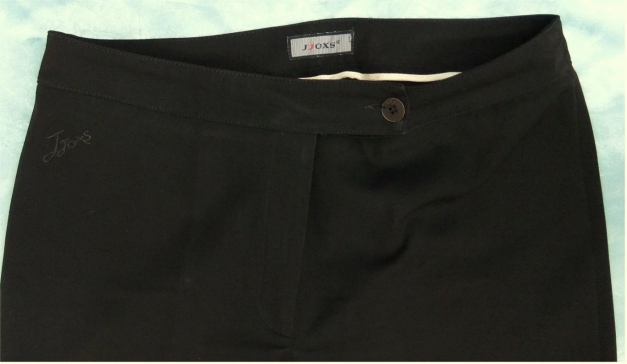 JJOXS Bundfalten-Hose schwarz - Model Graeta - Größe 40 x 30