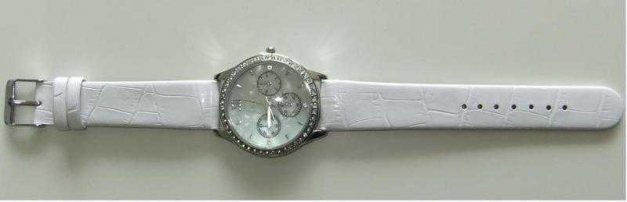 Neue Armbanduhr in weiß marmor ELEGANT 