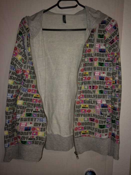 bunte Jacke Fishbone