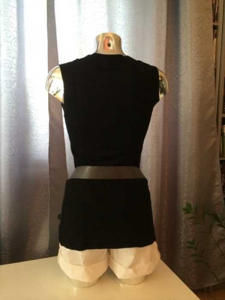 Longtop Strickkleid schwarz Gr. M Stricktop