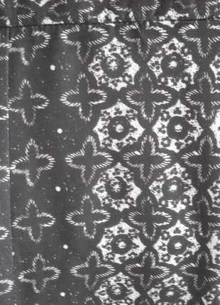 Gemusterte Hose, Loose Fit, Baggy / Haremsstyle / Chino