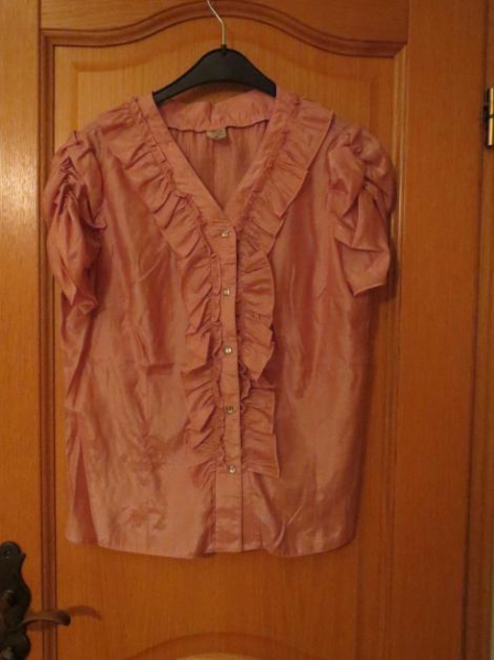 Bluse, altrosa, schick, neu