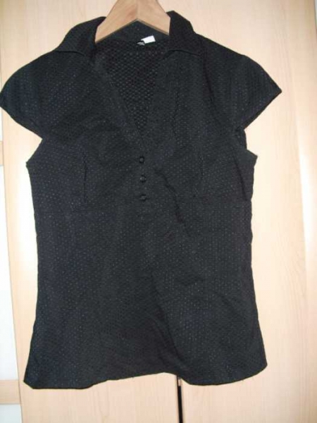  süßes polkadots shirt tshirt emo gothik rockabilly retro divided h&m