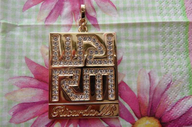 Vario Anhänger Ricarda M. gold *RAR * Neu