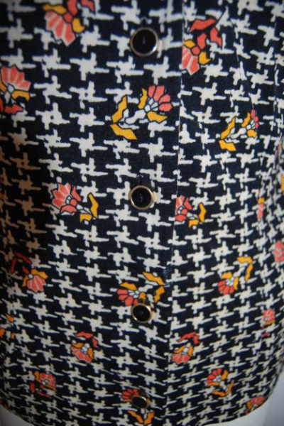 Vintage True Hahnentrittbluse Bluse Trendi