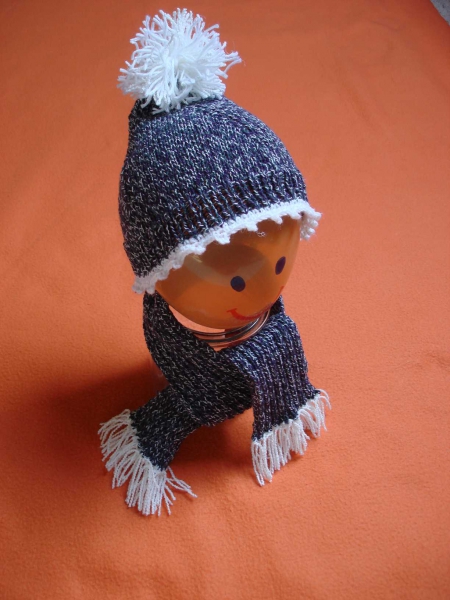 Kleinkind-Mütze und Schal