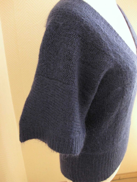 Primark Pullover marineblau/blaumeliert Gr. 8 (dt. Gr. 34)