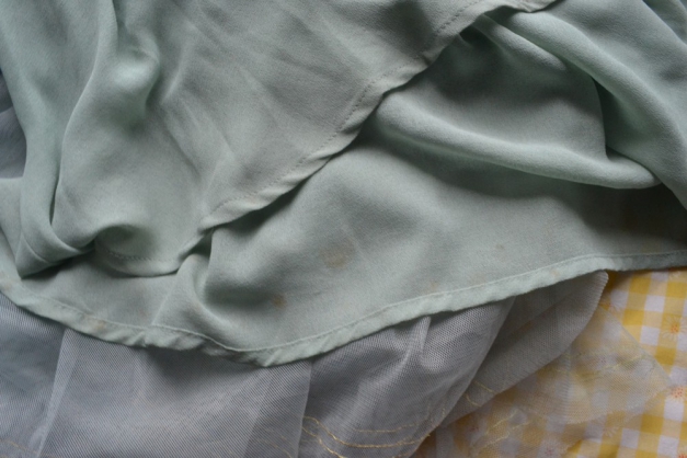 H&M Conscious Collection Exclusive Mint Tüllkleid