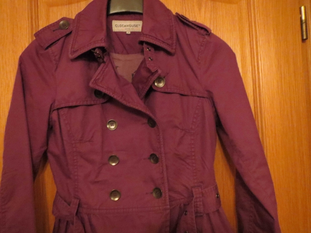 Jacke, Kurzmantel, Gr.36/S, lila