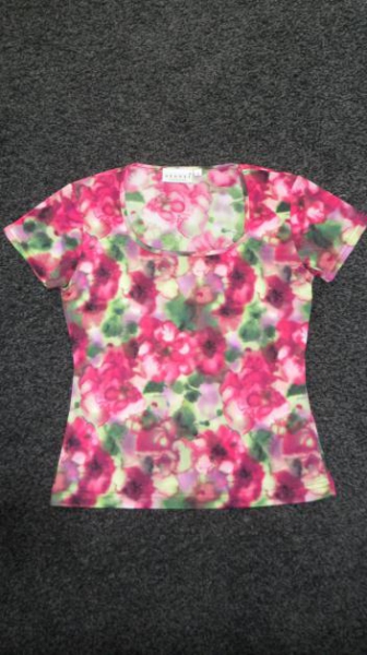 Hennes Collection - Kurz Shirt - Blumen - Shirt - S - Top- Zustand