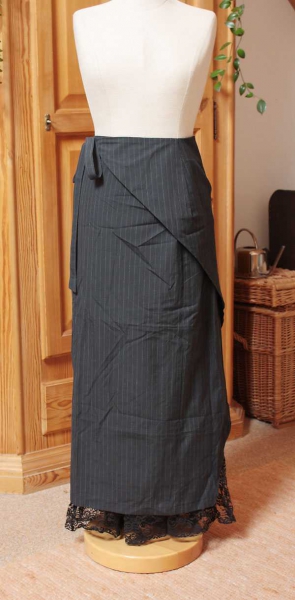 Neovictorianischer Wickelrock, Unikat, Gothic