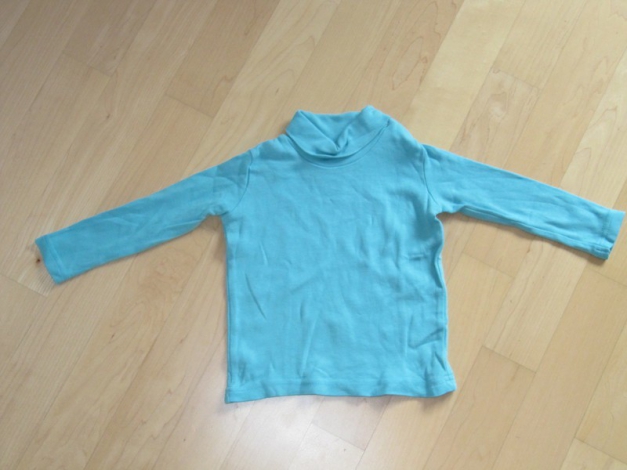 Langarm Shirt Rolli türkis unisex Gr.74/80