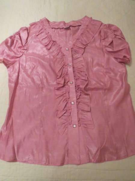 Bluse, altrosa, schick, neu