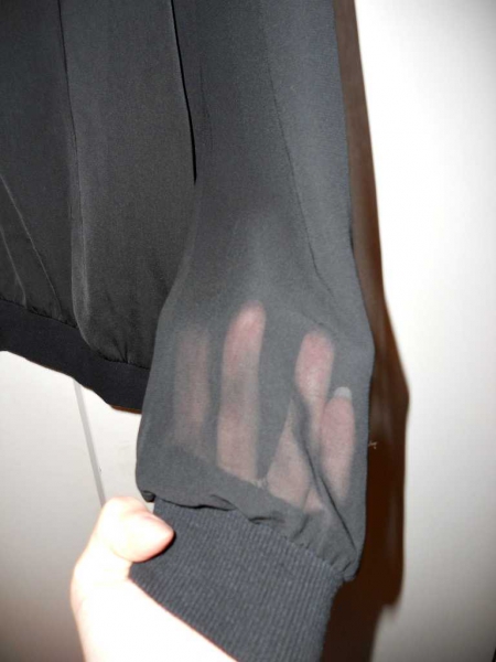 Pullover mit Leder-Applikation