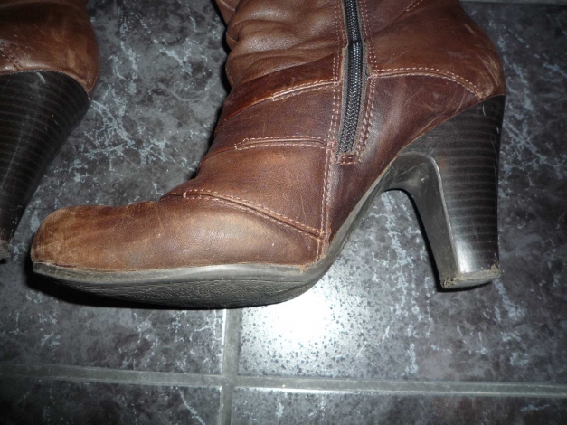 Stiefel Echtleder 39 Janet D Deichmann Herbst