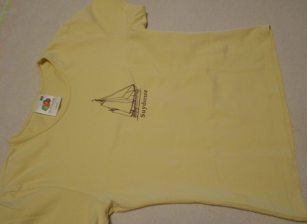 T-Shirt Crop Top gelb Gr.XS/S Suydersee