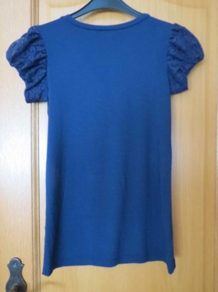 Oberteil(sehr schick),dunkelblau,neu,Kurzarm