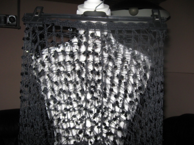 *** Gigantischer ~ Netzrock ~ Stola ~ Fransen *** 