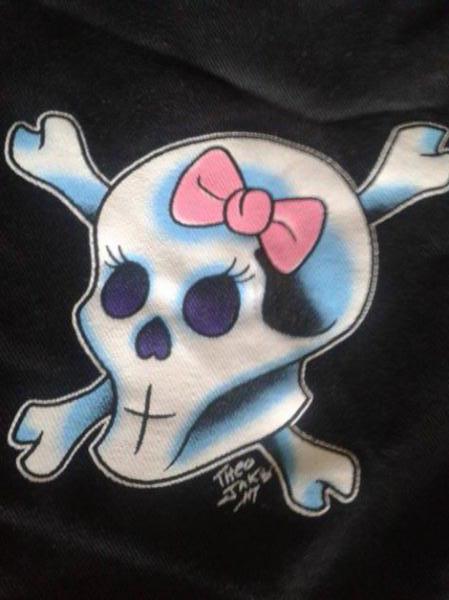 Totenkopf Beuteltasche