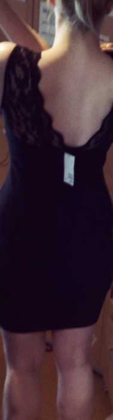 H&M Kleid mit Spitzendetails