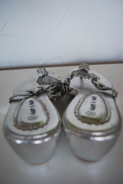 Silbener  Latschen  Sandalen  Trendi