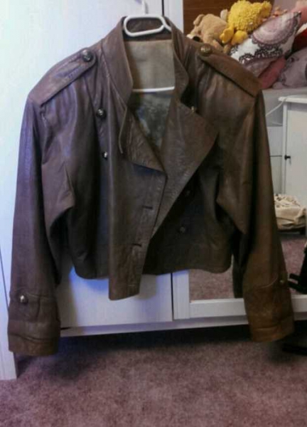 Vintage Echtlederjacke
