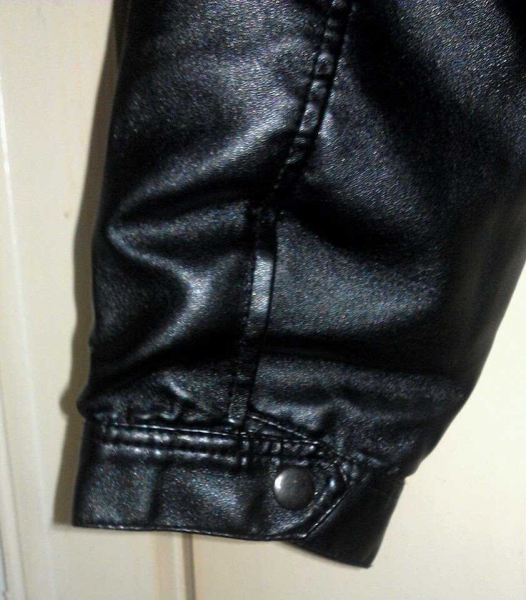 Bikerjacke Kunstleder Leo-Innenfutter Gr. 44