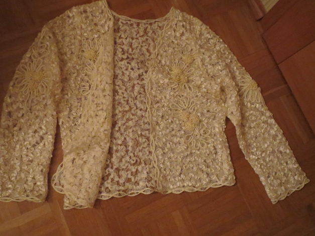 Bolero, Jäckchen, Gr.42/44, Spitze, ecru