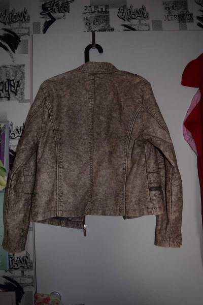 Lederjacke beige von New Yorker