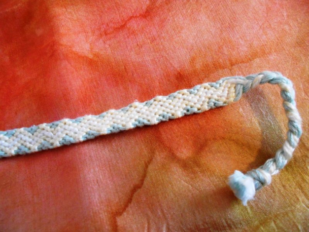 Armband | Freundschaftsarmband weiß-hellgelb-hellgrün 