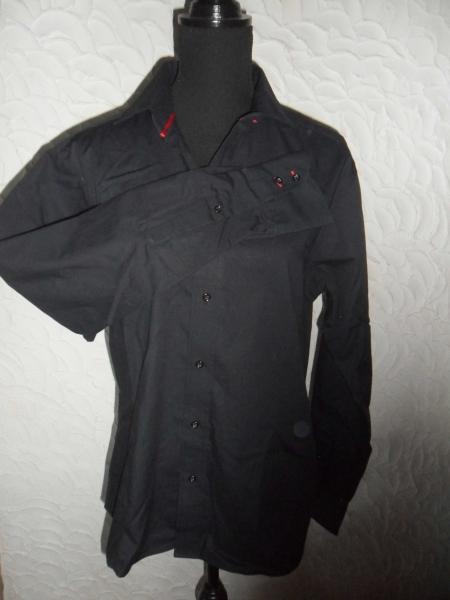 Schwarzes Herrenhemd Gr.39/40