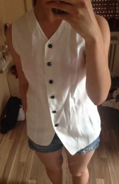 weiße schmeinck bluse