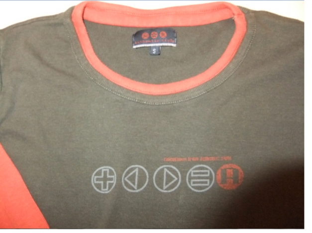 Weiches Shirt in Olive Orange für Sport, Party