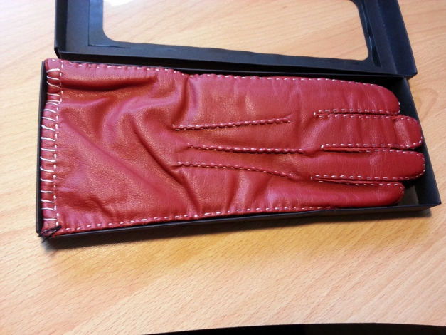 Handschuhe aus Leder