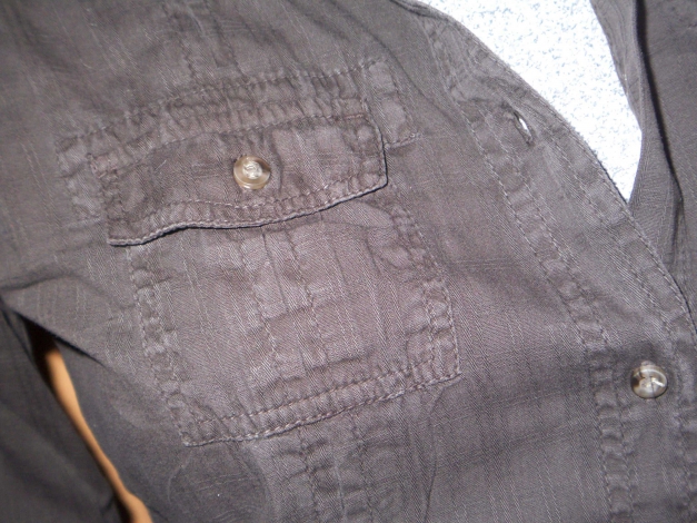 C&A Bluse Hemd dunkelbraun 36  S