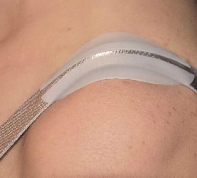 BH - Trägerkissen Silikon, Shoulder Pads, weiß