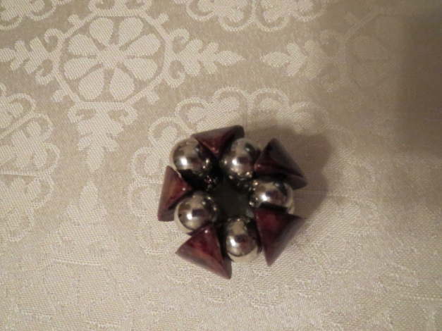 Schalbrosche, sehr praktisch, braun, neu