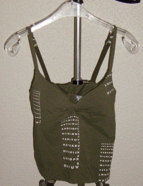 BH-Top Gr. M 40 Cup B in oliv von Blue Motion mit Bügeln