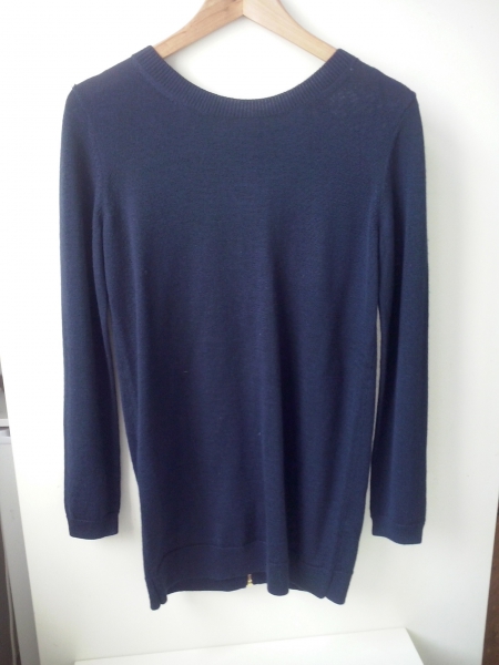Dunkelblauer Wollpullover von Mexx