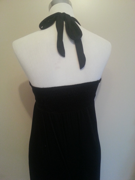 Supersüßes H&M Empire Kleid Pailetten Schwarz 36